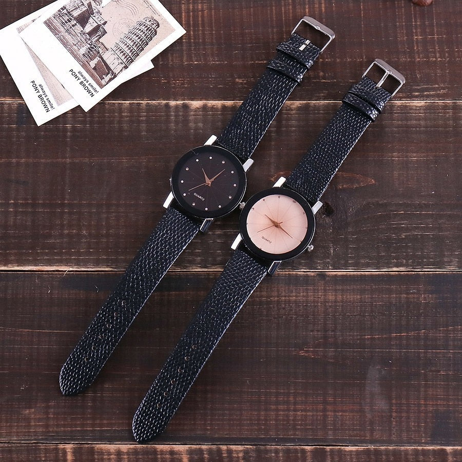 Women Watch Luxury Brand Casual Simple Quartz Clock For Women Leather Strap Wrist Watch Reloj Mujer